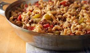 Cheesy Hamburger Skillet Cooking Matters Pasta Dishes Recipes Beef Recipes