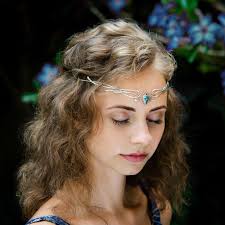 Blue Topaz Headpiece