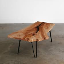The table top can hold up to 60 lbs. Maple Coffee Table No 171 Elko Hardwoods Modern Live Edge Furniture Dining Coffee Tables Desks Benches
