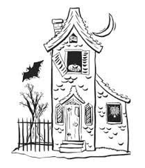 Keep your kids busy doing something fun and creative by printing out free coloring pages. Halloween House Coloring Pages Playing Learning