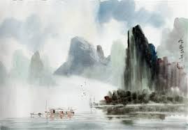 Majestic blue heron art print by lyse anthony. Chinese Water Paintings