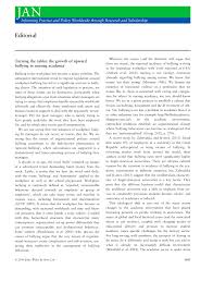 Pdf Turning The Tables The Growth Of Upward Bullying