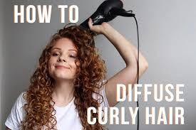 How To Dry Curly Hair With A Diffuser The Ultimate Guide Hanzcurls In 2020 Dry Curly Hair Curly Hair Diffuser Hair Diffuser