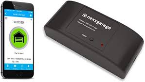 nexx garage nxg 100b smart wifi remotely control existing garage opener with app compatible with amazon alexa google assistant no hub required