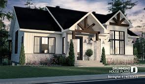 Modest footprints make bungalow house plans and the related prairie and craftsman styles ideal for small or narrow lots. Our Best Narrow Lot House Plans Maximum Width Of 40 Feet