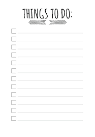 Weekly To Do List Template Best Of Printable Images On Blank Grocery ...