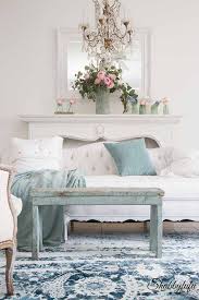 Seafoam Green In A Coastal Style Living Room Coastal Style Living Room Shabby Chic Living Room Shabby Chic Living