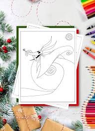 Nightmare before christmas printable coloring pages are a fun way for kids of all ages to develop creativity, focus, motor skills and color recognition. Download The Best Nightmare Before Christmas Coloring Pages