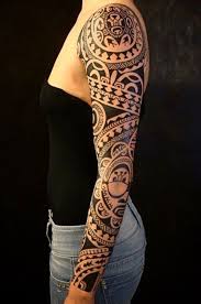 Marquesan Full Sleeve Tattoo Design Sleeve Tattoos Full Sleeve Tattoo Design Sleeve Tattoos For Women
