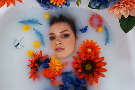 For milk bath photography i have my flower crowns made by a florist. Milk Bath Photography Milk Bath Photography Bath Photography Milk Bath