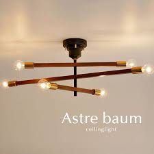 楽天市場 シーリングライト astre baum ブラック 6灯 led電球 木製 おしゃれ アンティーク 人気 シンプル 大型 ダイニング デザイン 照明器具 デザイン照明のcroix シーリングライト ペンダントライト リビング 照明 シーリング