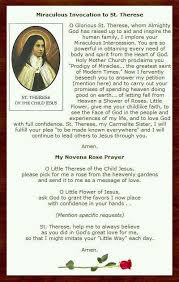 Therese Sttherese Catholicrosary Stthereseoflisieux Novena Prayers Catholic Prayers Faith Prayer