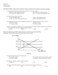 The demand curve shows the value that consumers place on the product. Ta Session 2 Ch4and6 Tst