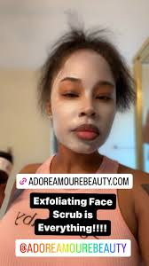 Good Morning ☀️ don't be rude say it backkkkk……. Have you tried the  “Exfoliating Cream” ?! Adore Amoure Beauty