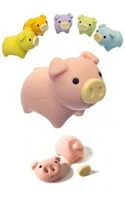 Piggy Eraser Japanese Mini Puzzle Pens Pencils Erasers Iwako Animal Erasers Piggy Eraser