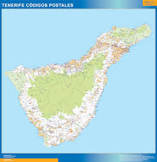 Sus municipios, parques naturales, etc. Zip Codes Isla Tenerife Map Wall Maps Of The World Countries For Australia