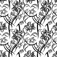 22,000+ vectors, stock photos & psd files. Black Tribal Flower Seamless Pattern On White Background Backdrop Royalty Free Cliparts Vectors And Stock Illustration Image 124011459