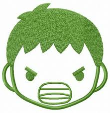 Download the free graphic resources in the form of png, eps, ai or psd. Hulk Face Embroidery Design