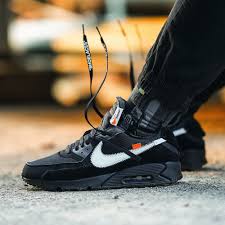 Off White X Nike Air Max 90 Black 2019 By Changekie Sneakers Nike Air Max Nike Air Max 90 Black Nike Air Max