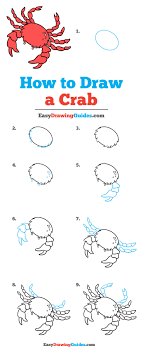 Female crab spiders can grow to 8mm's and are usually bigger than males. How To Draw A Crab Really Easy Drawing Tutorial