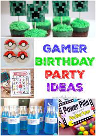 Video game themed birthday party decorations has a variety pictures that amalgamated to find out the most recent pictures of video game themed birthday party decorations here, and furthermore you can get the pictures through our best video game themed birthday party decorations collection.video game themed birthday party decorations pictures in here are posted and uploaded by adina porter for. Video Game Birthday Party Ideas Mom Vs The Boys