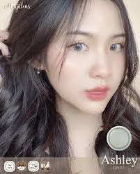 🧁ลุคคุณหนู ดวงตาละมุน Ashley กรองแสง️ ☀️ ของแท้ มีอย. ✓เลนส์นิ่ม ค่าน้ำ55%  คอนแทคเลนส์ MAYA Lens ตาโต บิ๊กอาย พร้อมส่ง