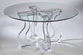 Our luxe lucite console table is absolutely stunning in the style designed and manufactured by charles hollis jones. Make A Statement With Acrylic Dining Sets By Muniz Call Us Today