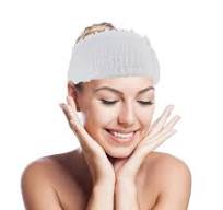 100 Pieces Disposable Spa Headbands Soft Non-Woven Facial Hair Band Elastic  Facial Head Wraps Cloth Stretch Skin Care Makeup Sauna Washing Face ...