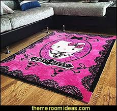 Hello Kitty Area Rugs Cute Cartoon Bedroom Carpet Handmade Hello Kitty Rooms Hello Kitty Bedroom Hello Kitty House