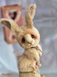 Meet Milenok A Rabbit From Germany Very Cute For Details Click Http Www Teddy Talk Com Viewtopic Php Cute Stuffed Animals Teddy Toys Felt Animals