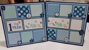 Stampin Connection Scrapbooking Layouts Baby Boy Scrapbook Paper Baby Boy Scrapbook Layouts