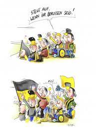 You love cartoons, funny pictures, jokes and humor? Borussen By Ms Rainer Sports Cartoon Toonpool