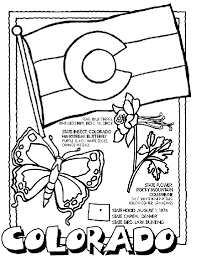 For more free coloring pages, visit any of the links shown on this page. Colorado On Crayola Com Flag Coloring Pages Coloring Pages State Flags