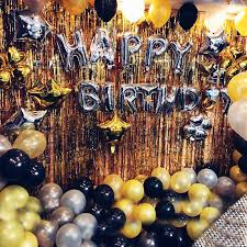 Use them in commercial designs under lifetime, perpetual & worldwide rights. Cheap Us 0 94 Black Gold Happy Birthday Banner Balloons Helium Number Foil Balloon For Baby Boy