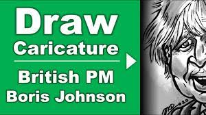 This taliban commander has some dirt on biden! British Pm Boris Johnson Caricature Drawing Video By Skd Trending People Virtual Gift Youtube