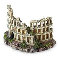 Top Fin Coliseum Bubbler Aquarium Ornament Aquarium Ornaments Aquarium Decorations Aquarium Landscape