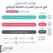 لإتمام عملية التسجيل يرجى تجهيز الاوراق التالية. Ù‚ÙŠØ§Ø³ ÙŠØ¨Ø¯Ø£ Ø§Ù„ØªØ³Ø¬ÙŠÙ„ ÙÙŠ Ø§Ø®ØªØ¨Ø§Ø± Ø§Ù„Ù‚Ø¯Ø±Ø§Øª Ø§Ù„Ø¹Ø§Ù…Ø© Ø§Ù„ÙˆØ±Ù‚ÙŠ ØµØ­ÙŠÙØ© Ø§Ù„Ù…ÙˆØ§Ø·Ù† Ø§Ù„Ø¥Ù„ÙƒØªØ±ÙˆÙ†ÙŠØ©