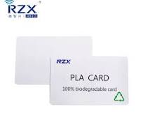 Renewable Eco Friendly NFC Card Made of Corn Biodegradable Polylactic Acid  RFID Bio PLA Card