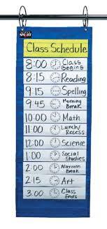 School Smart Pocket Chart For Classroom 12 1 2 X 33 Inches 14 Pockets Blue