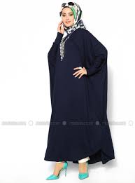 Ferace Navy Blue Abayas Modanisa Navy Blue Dresses Dresses With Sleeves Clothes