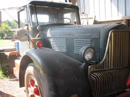 Image result for Brockway Light Blue 1950 Truck