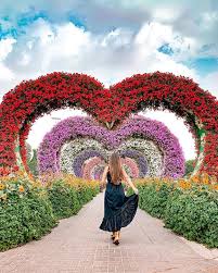 The view from burj khalifa is astounding. Dubai Miracle Garden Uae United Arab Emirates Flower Garden Travel Tourist Attraction Sightseeing Spots Superb Views Miracle Garden Dubai Garden Soil