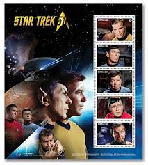 Star trek puzzle 50th anniversary. Science Fiction Horror Star Trek Collectibles Star Trek 50th Anniversary Canada Lenticular Sheet Pane Booklet Album Stamps