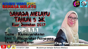 0 ratings0% found this document useful (0 votes). Bahasa Melayu Sk Tahun 5 Kssr Semakan 2017 Tema Kemasyarakatan Unit 1 Sp 1 1 1 Youtube