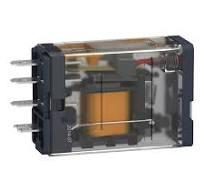 RUMF21ED - Harmony, Universal plug-in relay, 10 A, 2 CO, with lockable test  button, flat (faston) terminals, 48 V DC