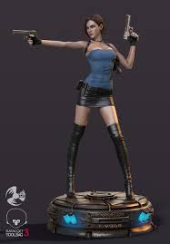 Jill Valentine Resident Evil Nemesis By Fan 3dart Resident Evil Girl Resident Evil Jill Valentine