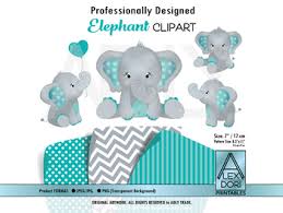 Baby shower games free vector baby boy shower monkey clip art for baby shower. Elephant Art Teal Baby Shower Gray Baby Elephant Jpeg Print Art Baby Balloon