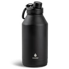 Manna 64 Oz. Lake Blue Stainless Steel Ring Growler Bottle 21625 - The Home  Depot