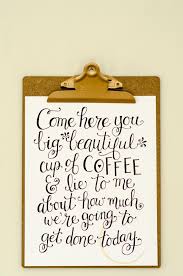 Using A Free Printable To Make Coffee Station Art Coffee Station Coffee Quote Printable Coffee Bar