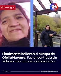 🖤 Ofelia Navarro, era una vecina de Río Gallegos, y estaba siendo  intensamente buscada desde el 19 de mayo. 💬El Comisario inspector Luis  Cachón, en declaraciones a los 🎥medios presentes, precisó que